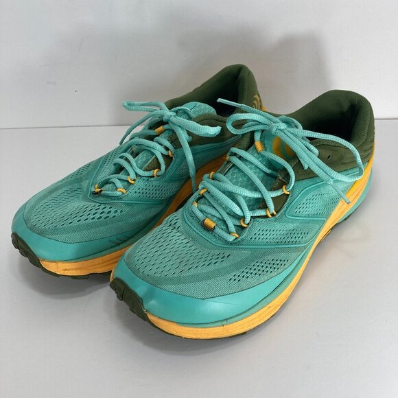 Topo Athletic Ultraventure 2 Trail Running Shoes Women’s Size 11 Turquoise Gold - Picture 1 of 12